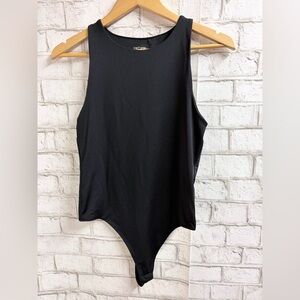 Refuge Black Stretch Sleeveless Bodysuit